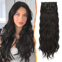 Clip in Extensions 5 PCS Lange Wellige Haarverlängerungen