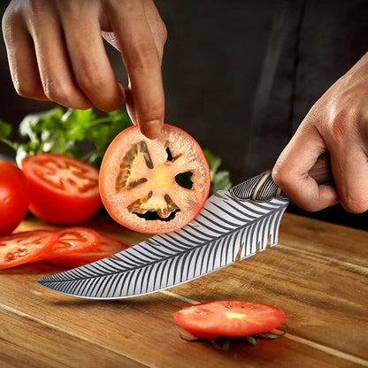 Handgeschmiedetes Japanisches Kochmesser Taschenmesser