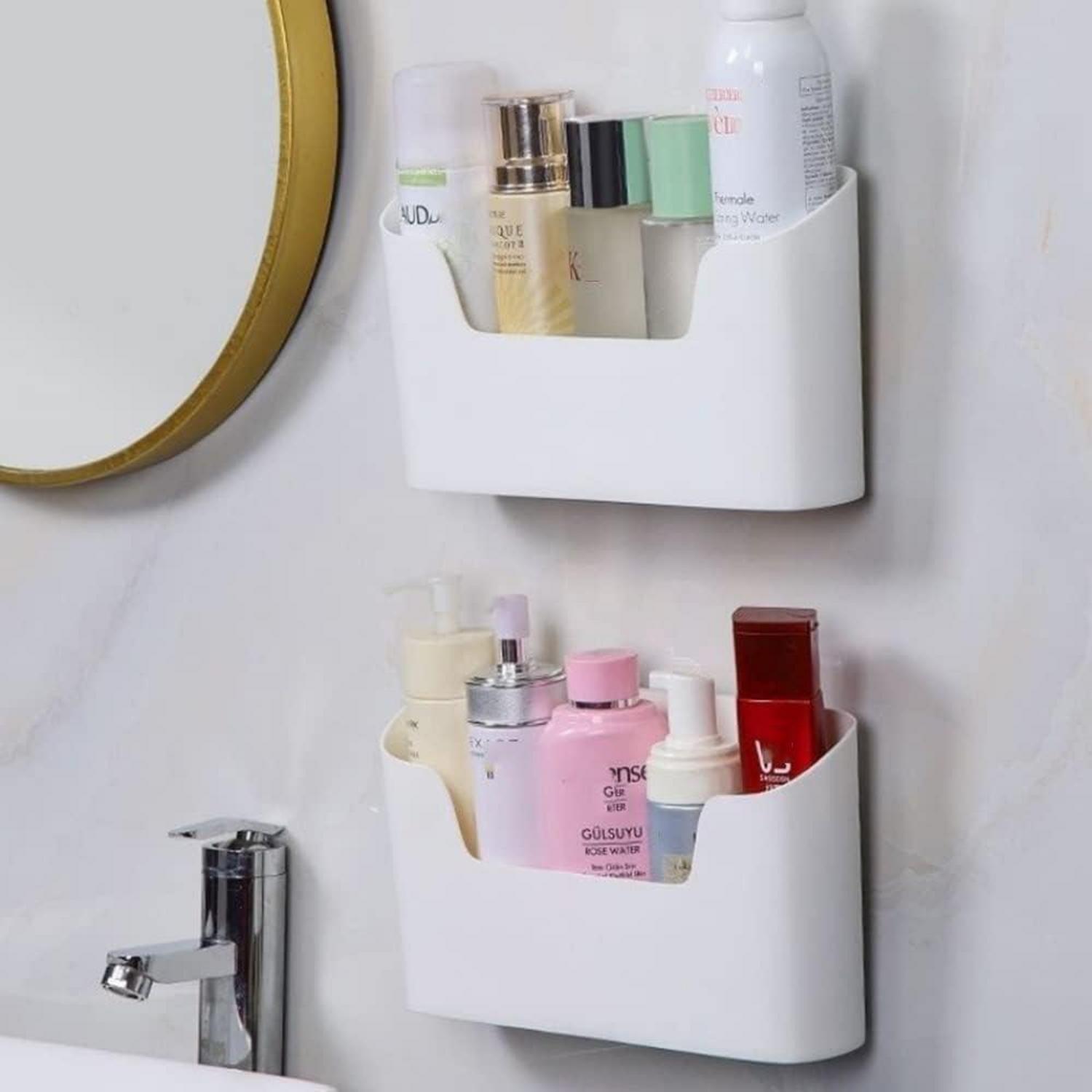 2er Set Wandmontierte Küchenschranktür Organizer Boxen