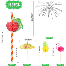 Cocktail Zubehör Set 120 Stück Cocktail Deko Schirmchen