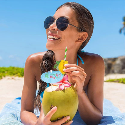 Cocktail Zubehör Set 120 Stück Cocktail Deko Schirmchen