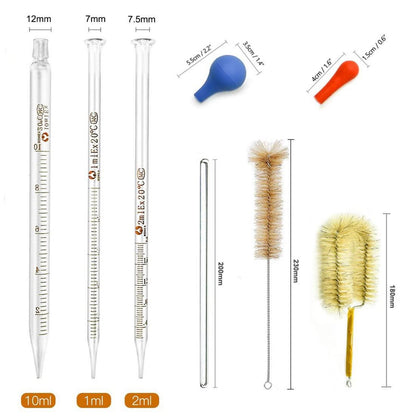 Becherglas Set Zylinder Pipetten 5 Stk. Graduierte Messzylinder 4