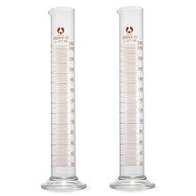 Messzylinder Glas 250ml Borosilikatglas Graduiertes Laborzylinder