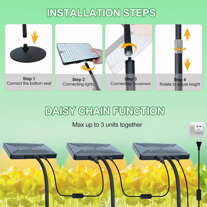 Hochwertige Pflanzenlampe LED Vollspektrum Grow Lampe UV-IR