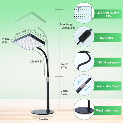 Hochwertige Pflanzenlampe LED Vollspektrum Grow Lampe UV-IR