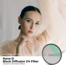 52mm Black Promist 1/4 Filter mit Nano-Beschichtung, Black