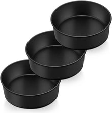Runde Backformen Set 20cm Edelstahl Antihaftbeschichtet 3er Pack