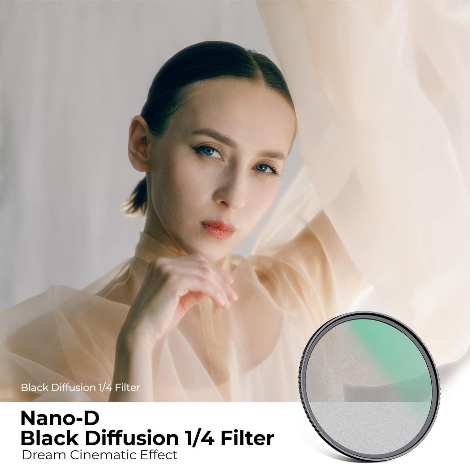 Filter 58mm Black Promist 1/4 für