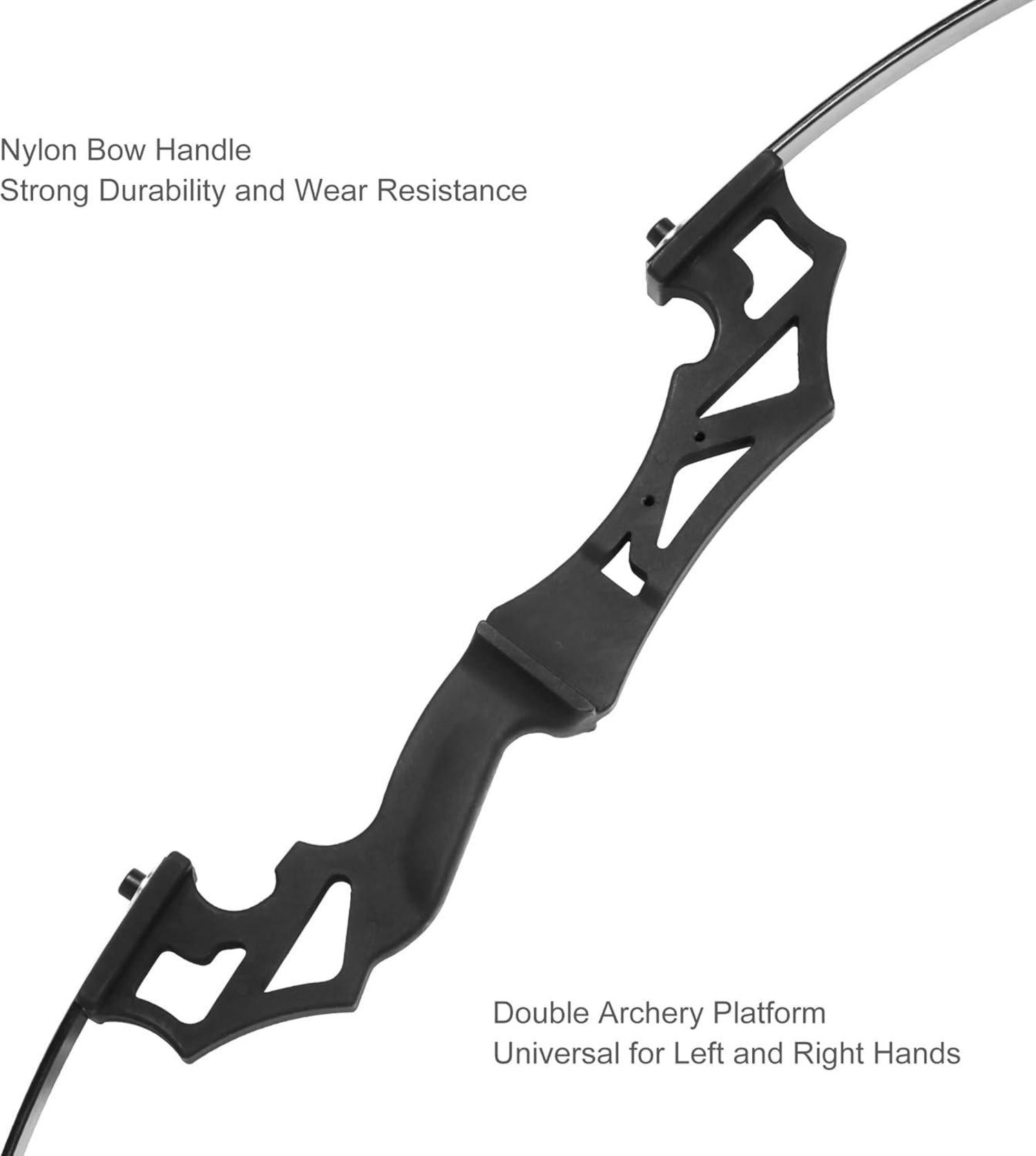 Recurve Bogen 30lbs Set mit Pfeilen und Zubehör