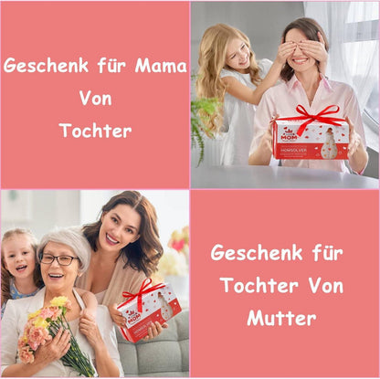 Geschenk Mutter Mama Tochter LED Kerzenhalter Herz Statue