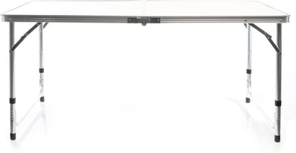 Klapptisch Campingtisch höhenverstellbar 120x60x70cm Aluminium MDF