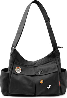 Canvas Messenger Bag Umhängetasche Crossbody Schulter Tote Hobo