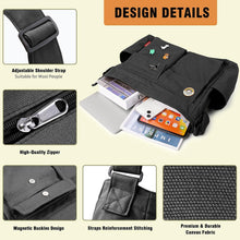 Captain Blues Canvas Messenger Bag Große Umhängetasche mit