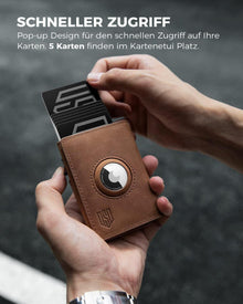 DODENSHA RFID-Schutz Wallet | Mini Geldbörse Herren