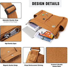 Canvas Messenger Bag Umhängetasche Crossbody Schulter Tote