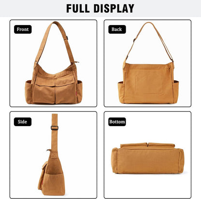 Canvas Crossbody Tasche Umhängetasche Schulter Tote Männer Frauen