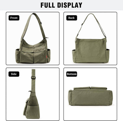 Stilvolle Captain Blues Canvas Crossbody Umhängetasche für Frauen und Männer