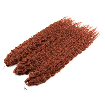 22 Zoll Water Wave Häkelhaare für Locs & Braids (3er Pack)