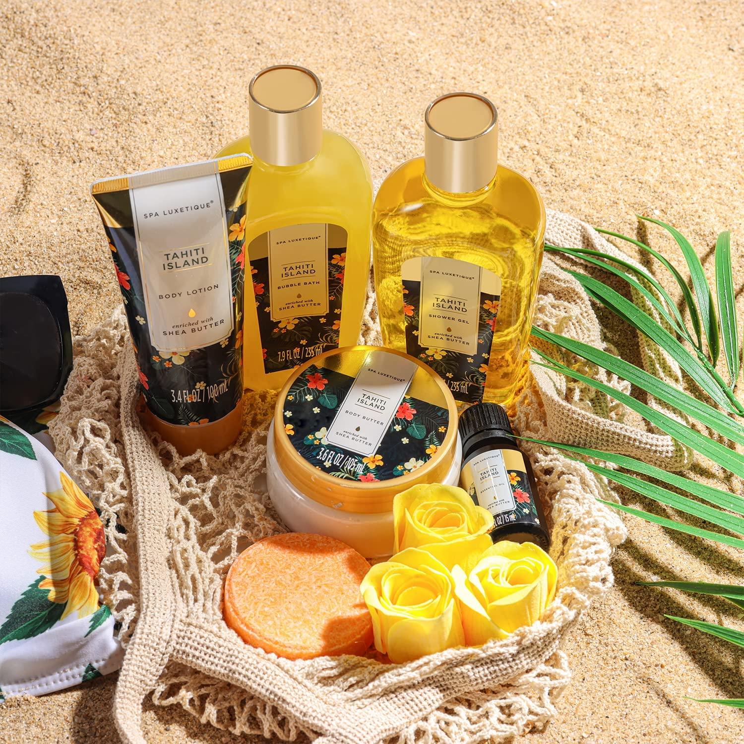 SPA LUXETIQUE Bad Geschenkset Damen 15tlg mit Mango Duft