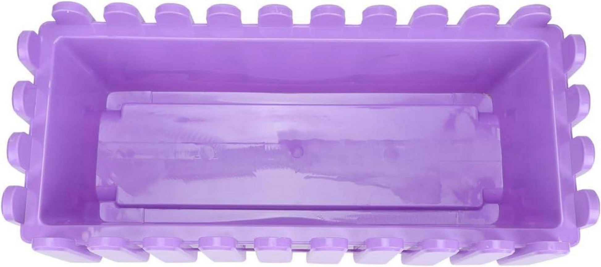 Healeved Rechteckiger Sukkulenten-Pflanztopf Violett