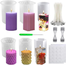6er Set Silikon Kerzenform DIY Gießen Set Heimdekoration Bastel