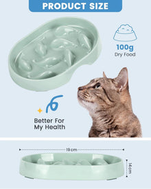 IDOGCHEW Slow Feeder Katzennapf für gesundes Fressverhalten