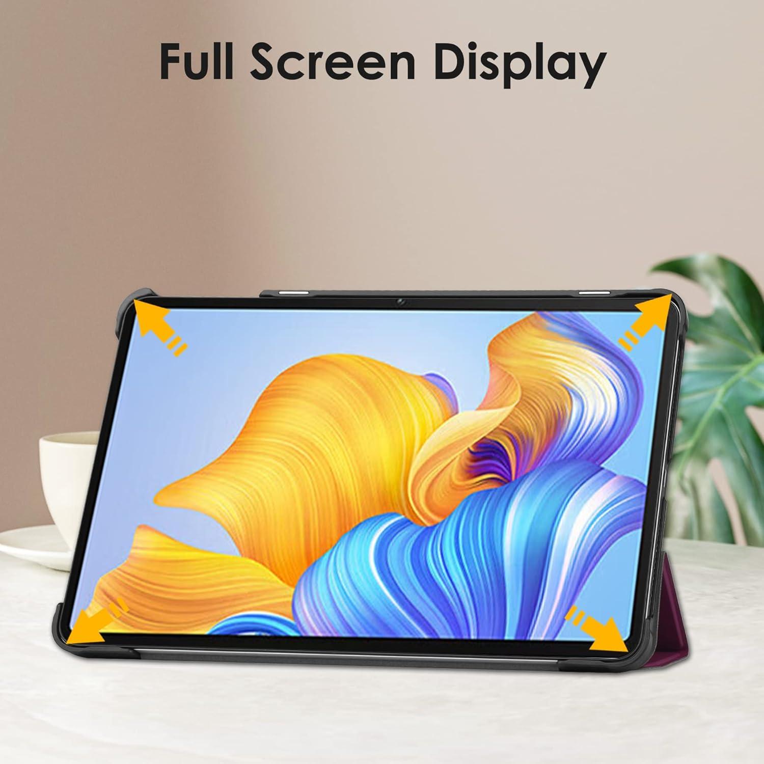 Slim Ständer Hülle für Honor Pad 12-Zoll Tablet Schwarz