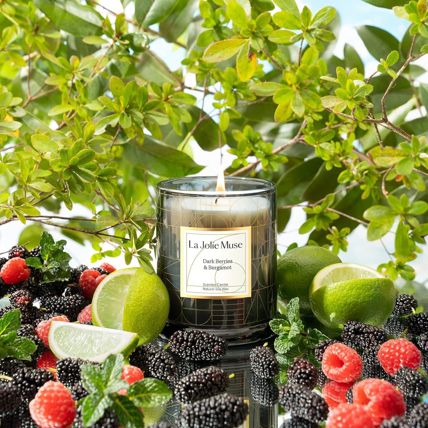 Duftkerze dunkle Beeren & Bergamotte 280g 70 Std Brenndauer