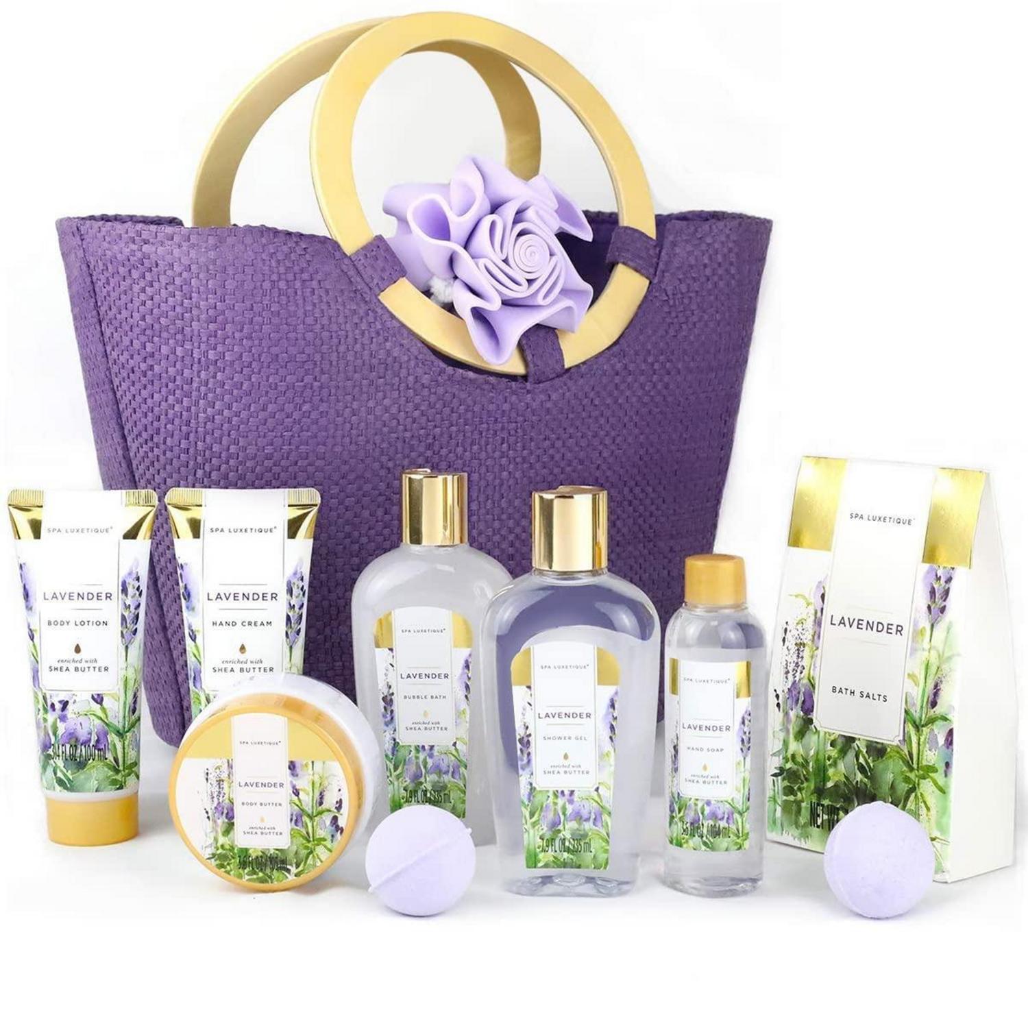 SPA Luxetique Lavender Damen Bade Geschenkset 10tlg. Wellness Kit
