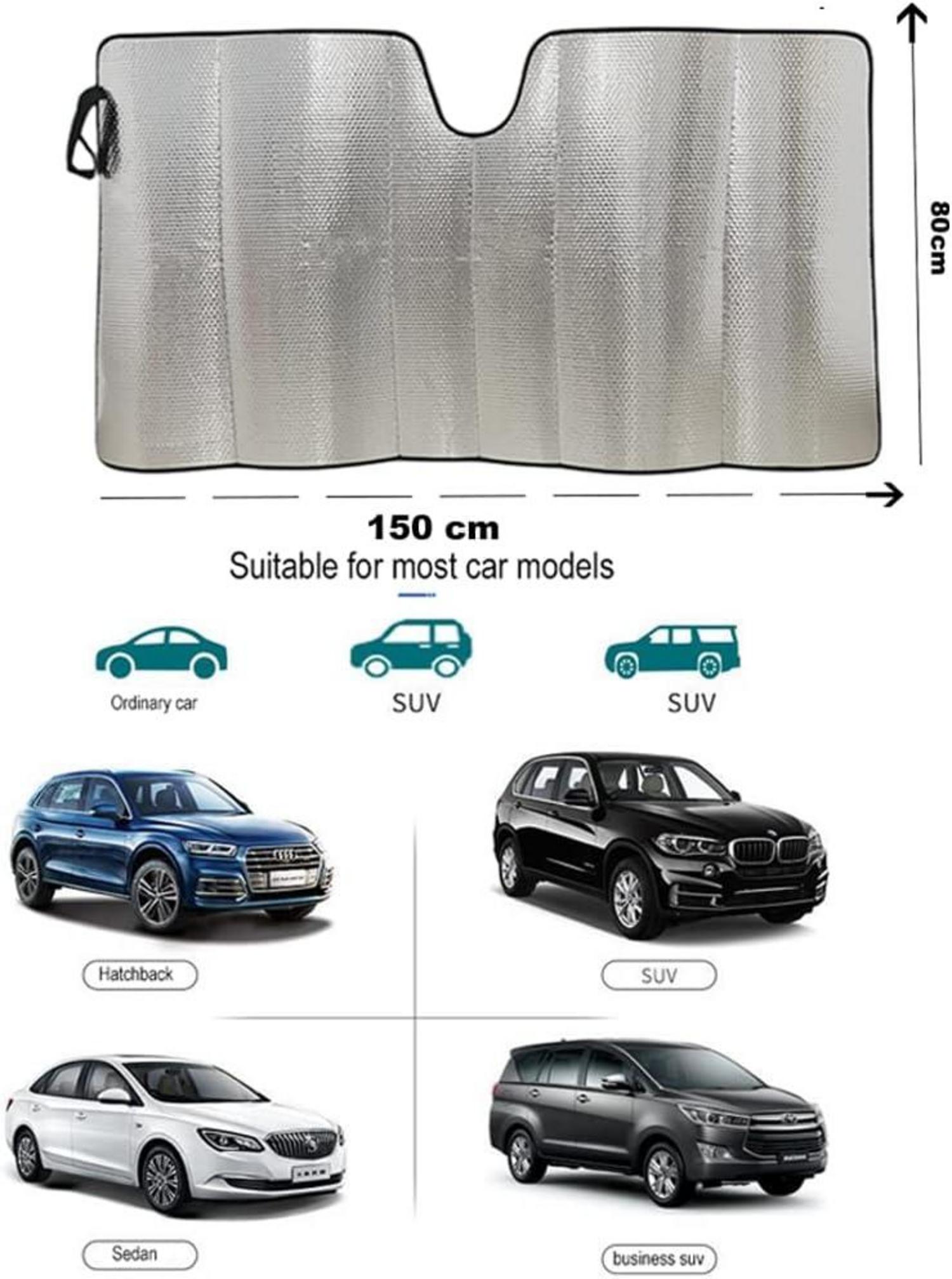 Sonnenschutz Auto Frontscheibe Faltbar 150x80CM UV-Schutz Folien Sonnenschirm