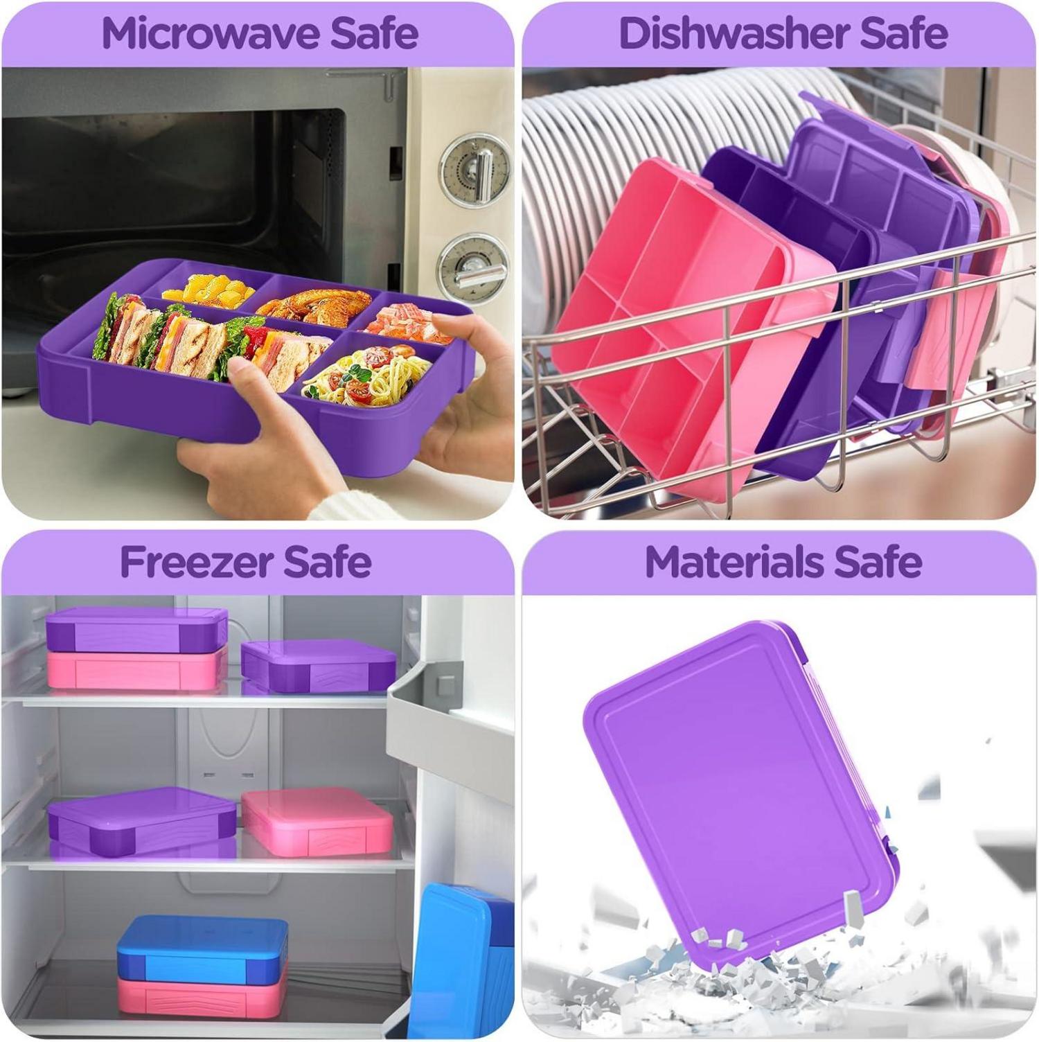 Brotdose Kinder 1330ml Lunchbox Auslaufsicher BPA-frei