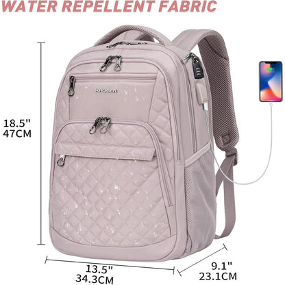 KROSER Laptop Rucksack 17,3'' Business Wasserdicht USB RFID