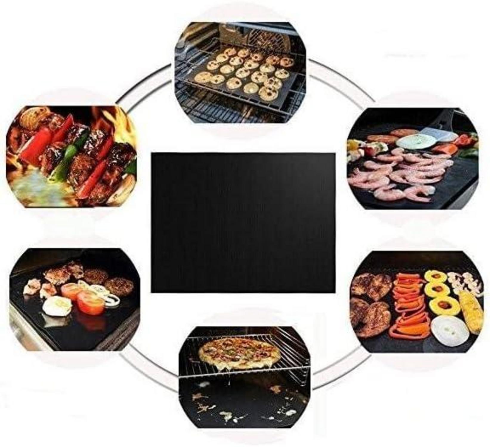 Ofeneinlagen Set, 3-teilig, Teflon, Grillmatten 40*33cm, wiederverwendbar
