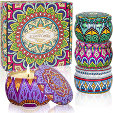 Aromatherapie Kerzen Set für Frauen Stress Relief 120 Stunden Burn