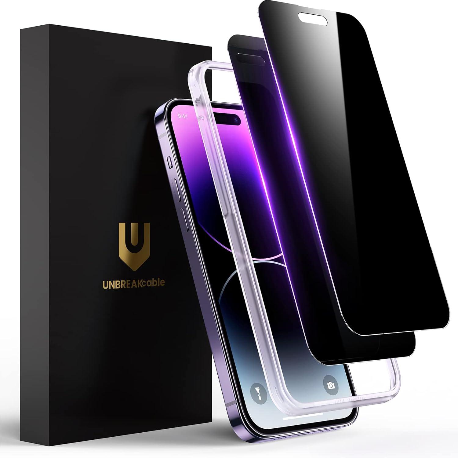 Sichtschutz Schutzfolie iPhone 14 Pro Max 6.7 Zoll Blickschutzfolie 2