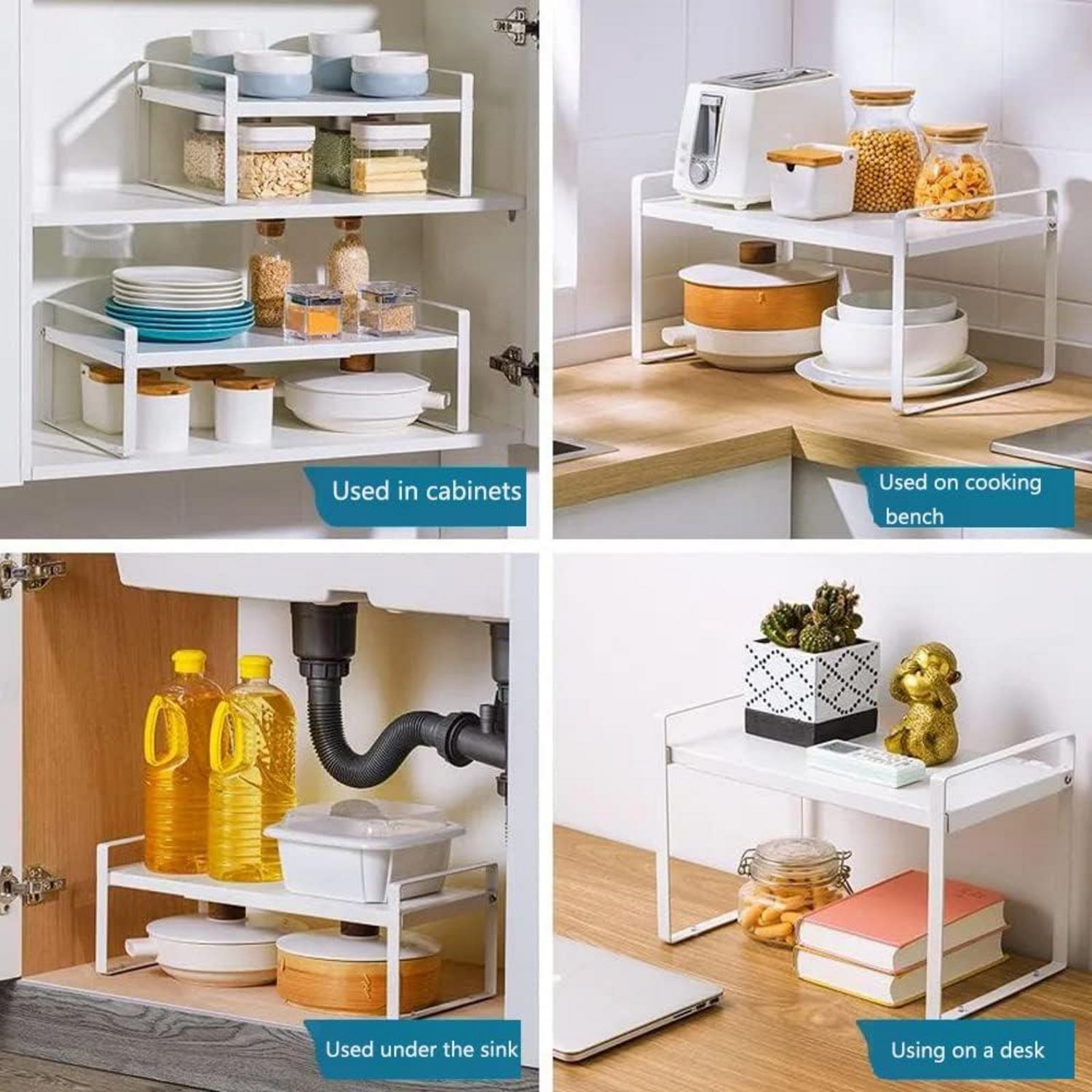 Regaleinsatz Küchenschrank Organizer Anti-Rutsch Matte