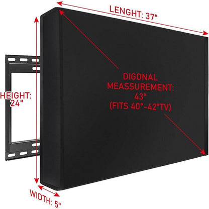 Outdoor TV Abdeckung 40-42 Zoll, Wetterfest & Schutzhülle