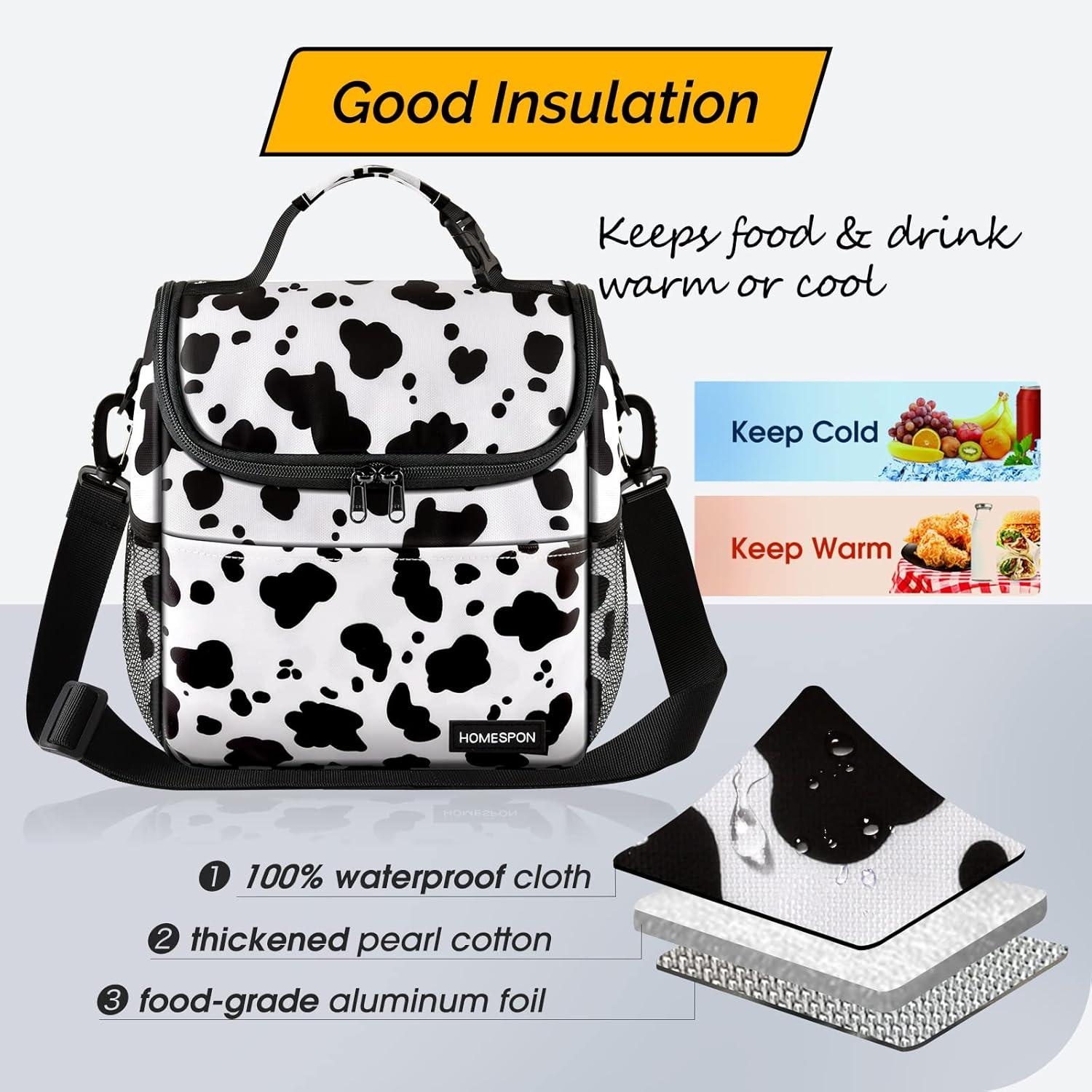 Isolierte Kühltasche Lunchtasche für Damen Picknicktasche【Wasserdicht