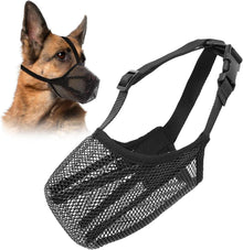Maulkorb Hund mit Mesh und Verstellbarer Schlaufe XL