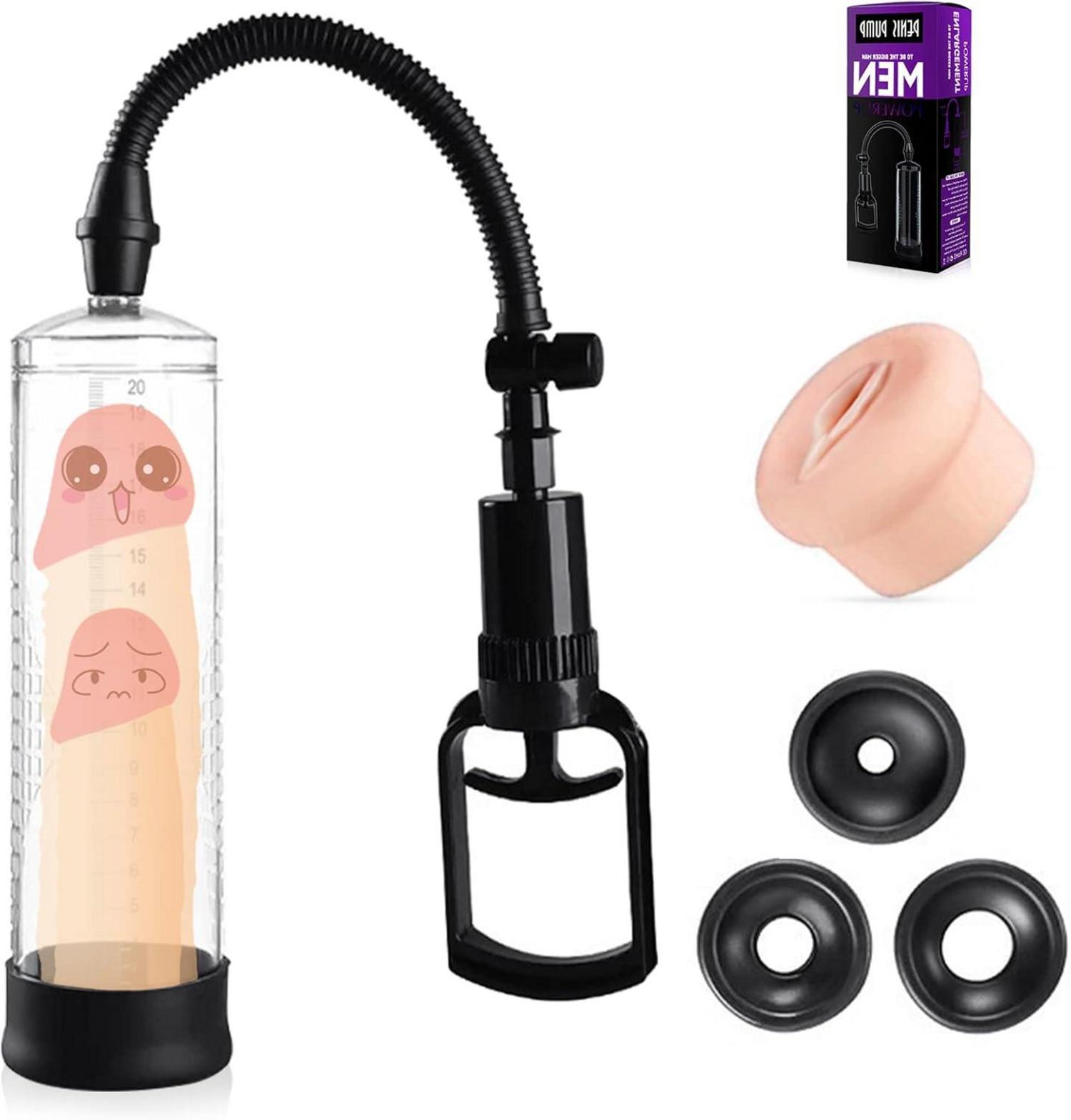 Penispumpe mit Muschi - Vakuumpumpe für Penisvergrößerung