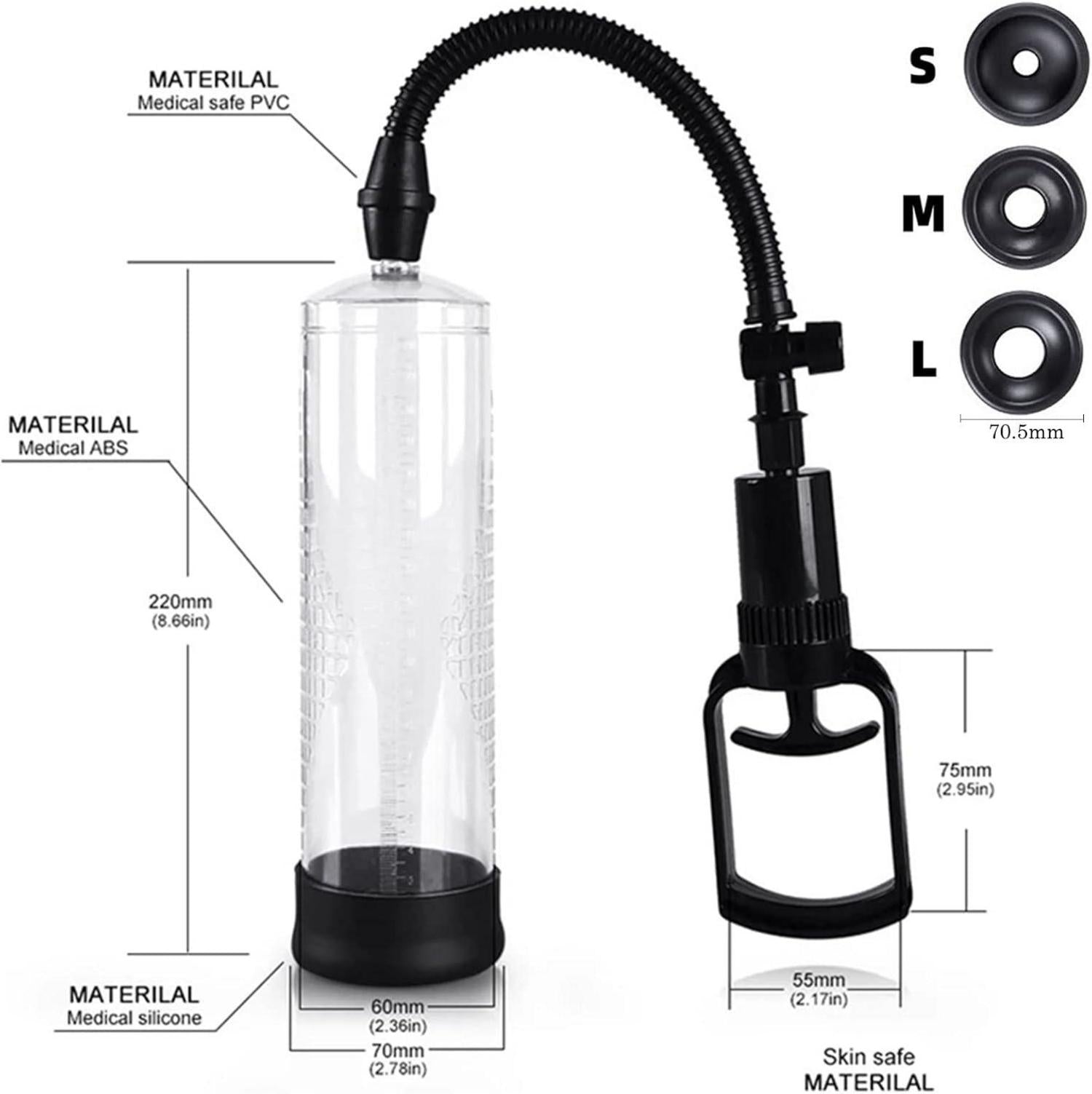 Penispumpe mit Muschi - Vakuumpumpe für Penisvergrößerung