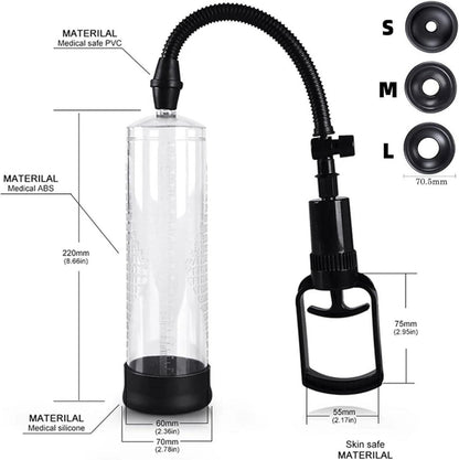 Penispumpe mit Muschi - Vakuumpumpe für Penisvergrößerung
