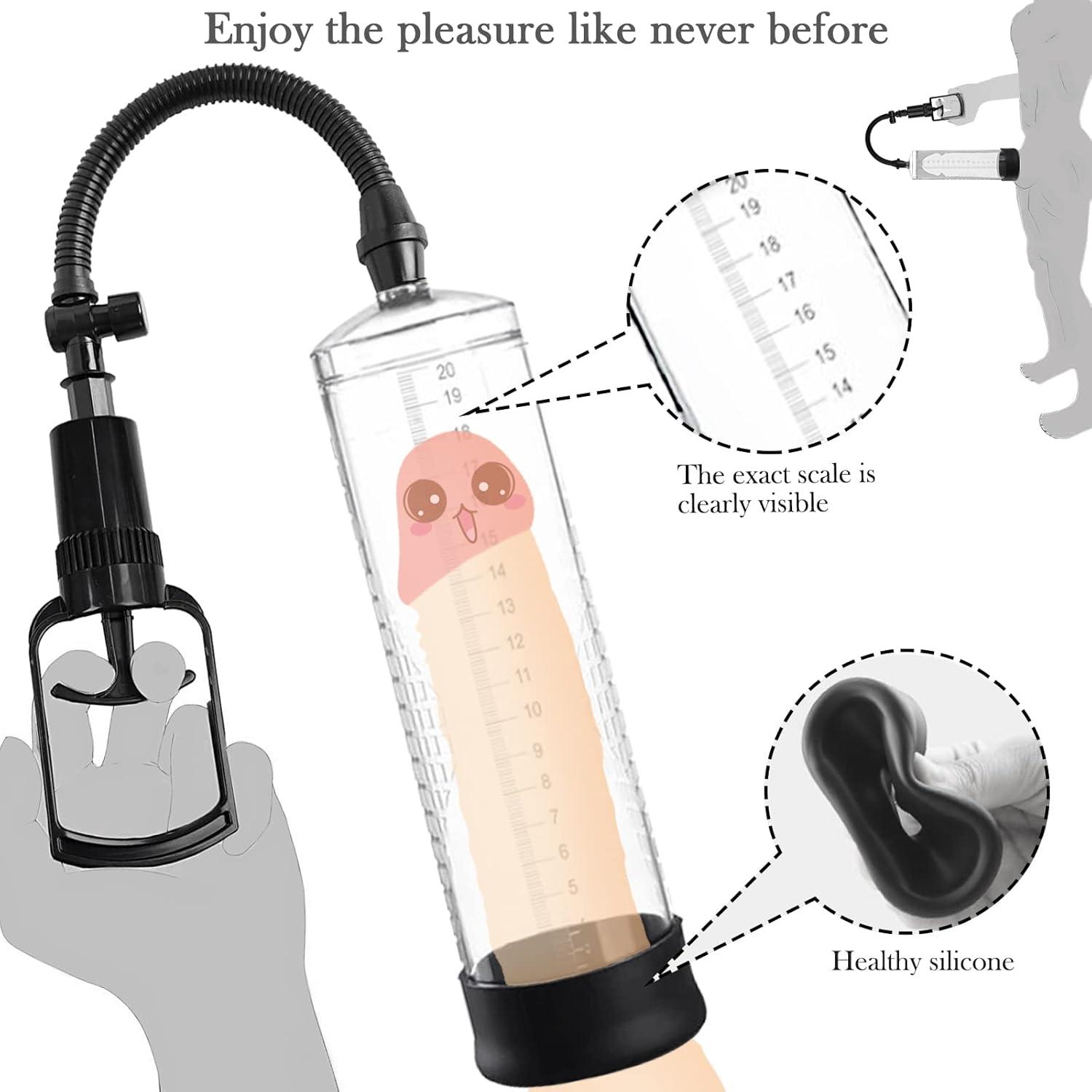 Penispumpe für Männer mit Muschi und Penis Extender