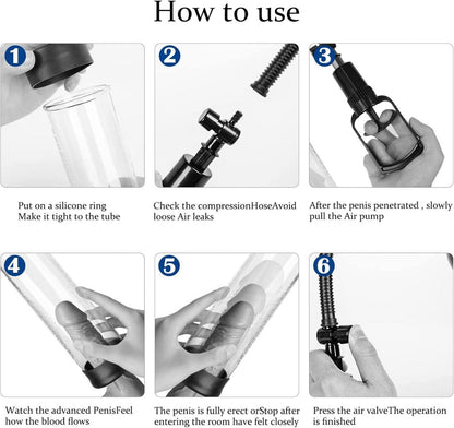 Penispumpe für Männer mit Muschi für Penisvergrößerung & -verlängerung