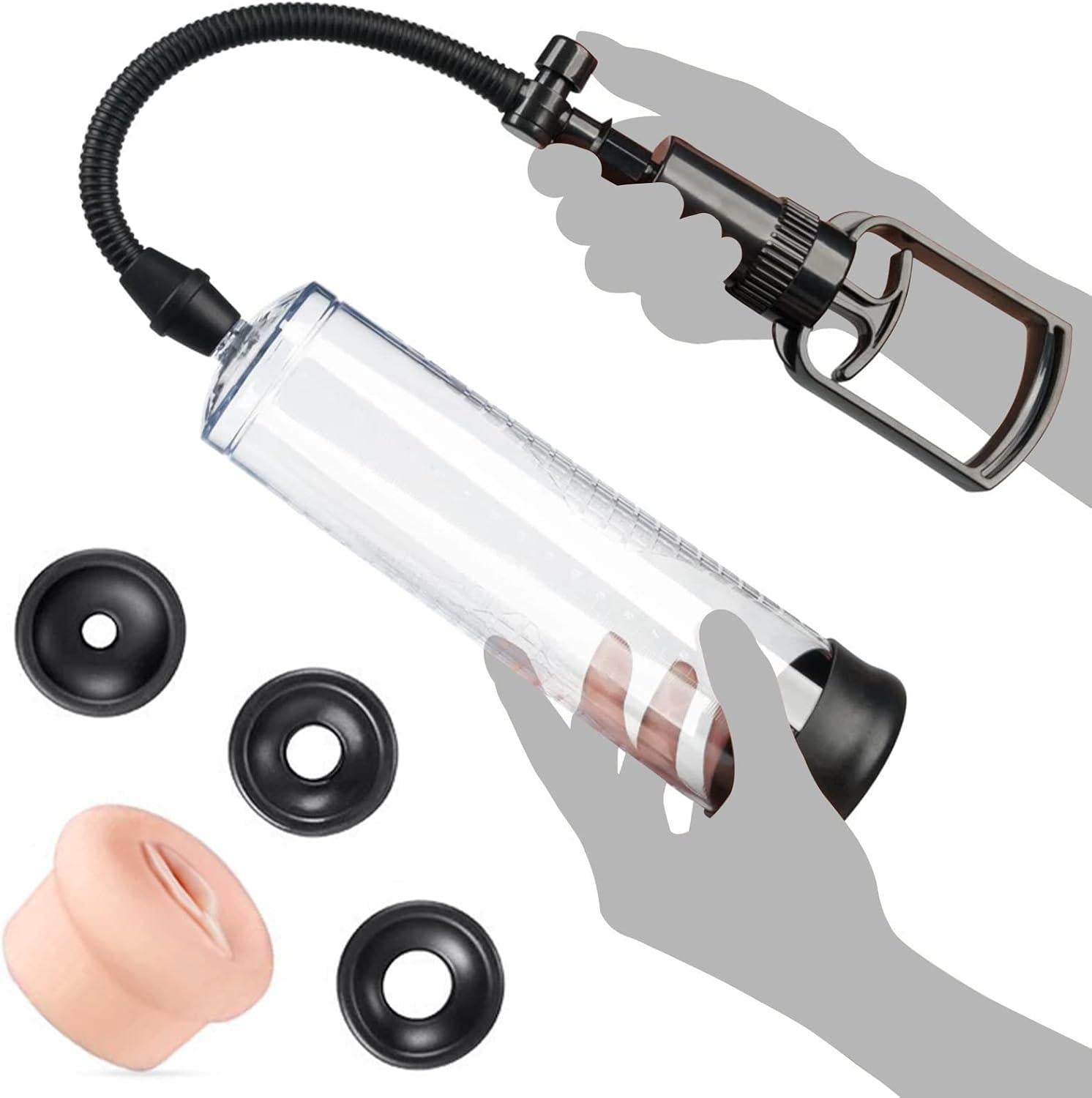 Penispumpe für Männer mit Muschi und Penis Extender