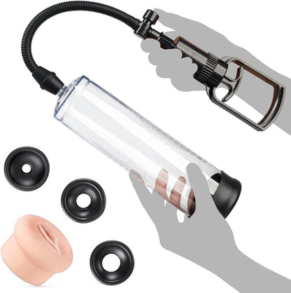 Penispumpe für Männer mit Muschi und Penis Extender