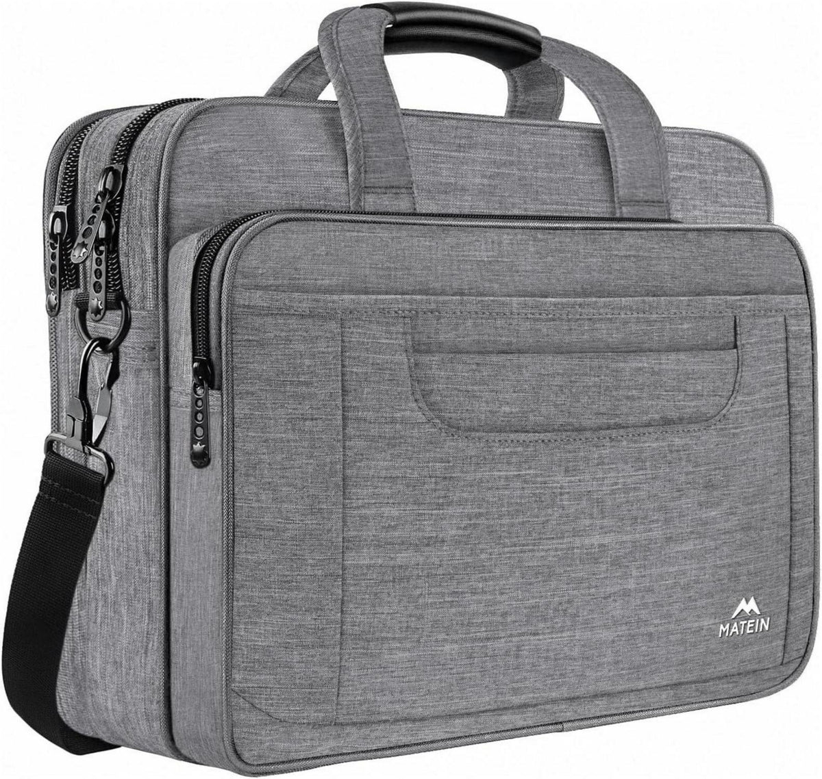 Laptoptasche 15,6 Zoll Business Aktentasche Grau