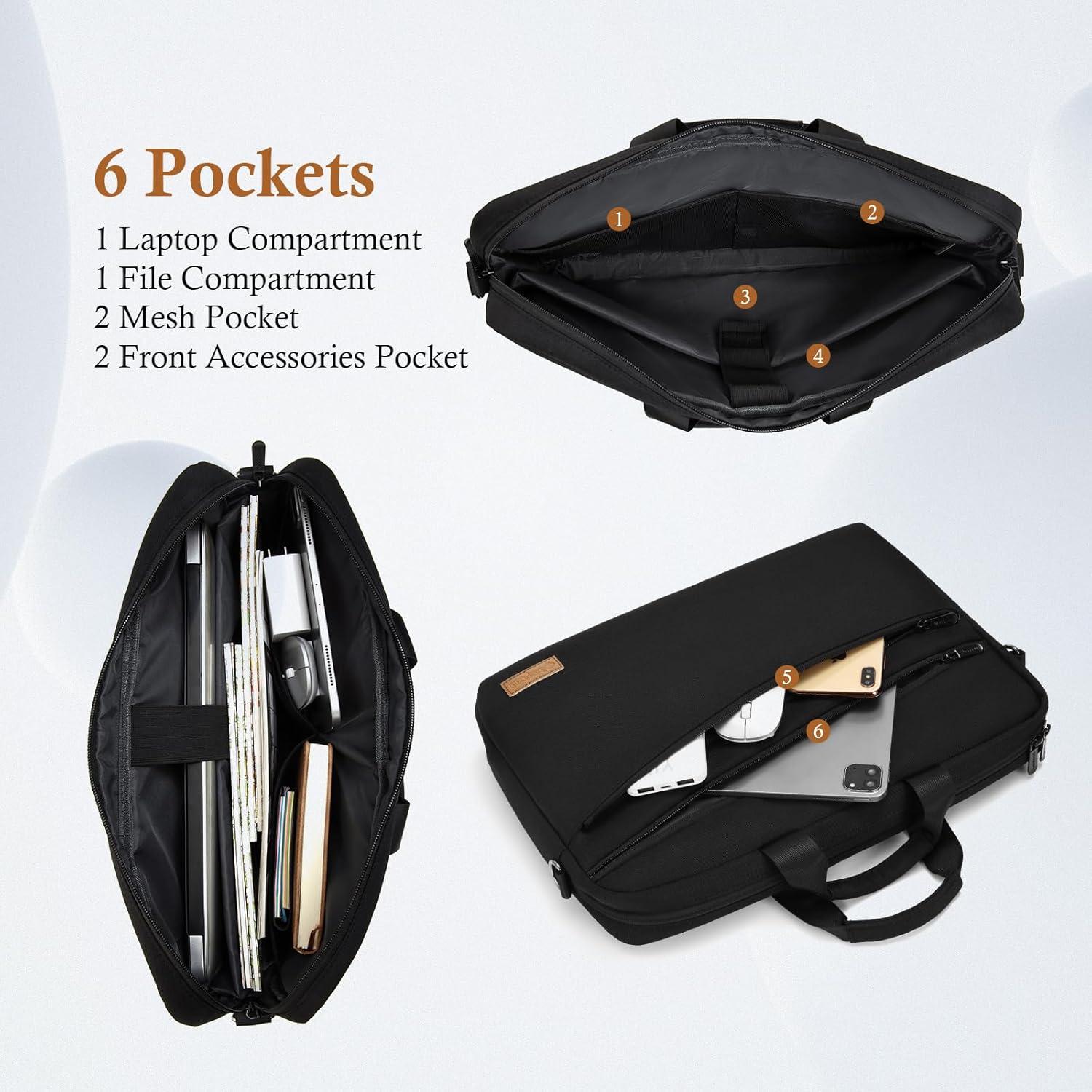 Laptoptasche 15 16 Zoll Laptop Wasserdichte Umhängetasche