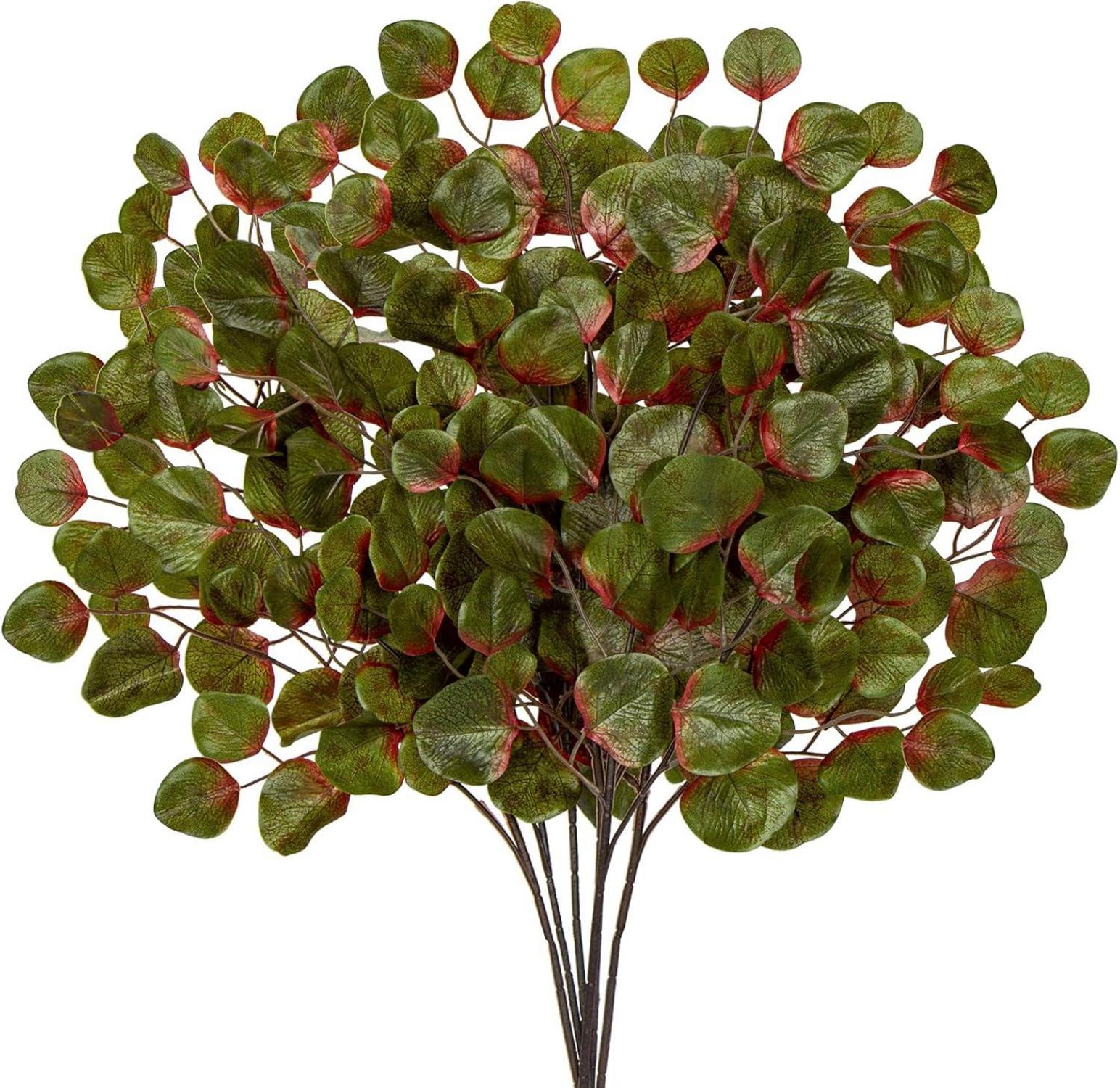 Künstlicher Eukalyptus Herbstdeko 6er Set für Hochzeit