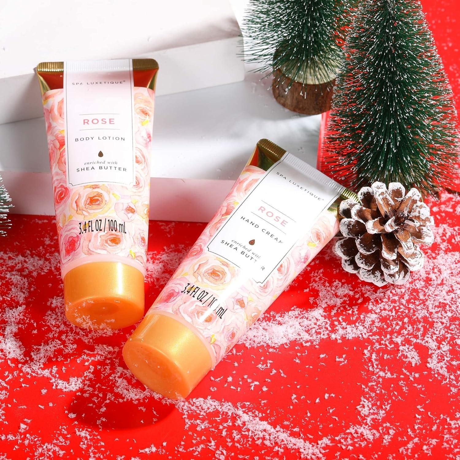 SPA LUXETIQUE Damen Bade Geschenkset - Rosenduft Wellness